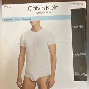 Calvin Klein Cotton Crew Neck T-Shirt 3 Pack Size Medium